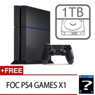 Playstation 4 1TB Console (PS4) FOC 1 GAMES