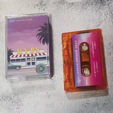 HYBS Music Tape Making Steak Album Ride Cassette Cosplay Soundtracks Box Recorder Car Walkman Tape C