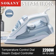 SOKANY Electric Steam iron portable Steam Multifunction Garment Steam Iron