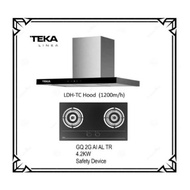 Teka Hood LDH-TC (1200m3/h) + Hob GS73 2G AI AL 2TR with Ducting Set