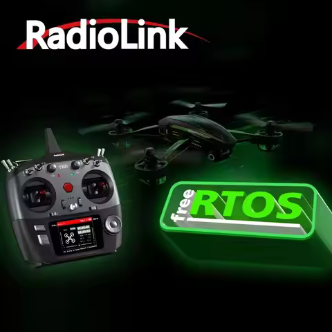 RadioLink T16D 16CH 2.4GHz RC Transmitter with R16F Receiver for RC Car Boat Drone Airplane Helicopt