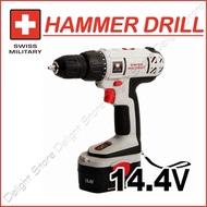 Swiss Military 14.4V Strong Cordless Electric Handy Hammer Drill Screw Driver