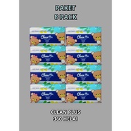 8 pack Tissue Clean Plus 360 strands