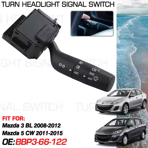 Car Turn Signal Headlight Switch For Mazda 3 Mazda3 BL 2008-2012 2009 Mazda 5 Mazda5 CW 2011-2015 20