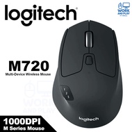 เมาส์ไร้สาย⚡️ LOGITECH M720 Triathlon Multi-Device Wireless Mouse Bluetooth 1000 DPI 8 Buttons