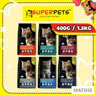 Matisse Cat Dry Food (1.5kg) premium cat kibble | High Protein | Real Meat | High Fiber
