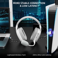 Attack Shark L80PRO Wireless Bluetooth 2.4G Three-Mode Wired Lightweight Headset with Wheat Computer