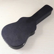 Stocked 41 Inch 39 Inch Hard Acoustic Guitar Leather Material Black Color Portable Guitar