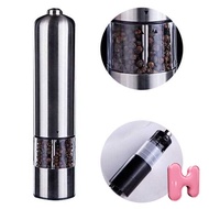 KAYU PERALATAN Electric Pepper Seed Grinder Manual Grinder Electric Pepper Mill Stainless Steel Trad