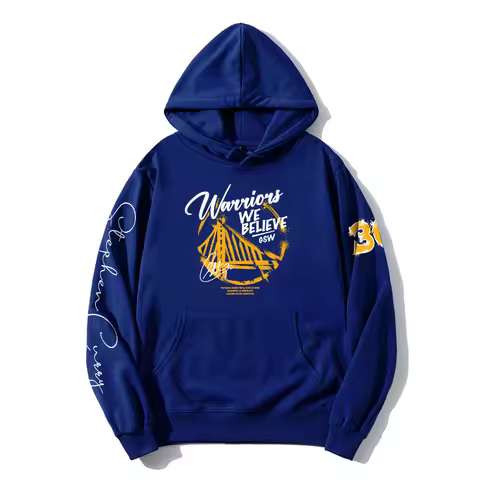dpoy original design men's hooded sweater plus velvet basketball sportswear curry jersey loose large