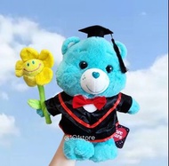 🎓現貨 畢業公仔 care bears 畢業熊仔 連哈哈笑花一枝Care bears 公仔  畢業公仔 🐻 Heart Song Bear  Care Bears 正品❣️