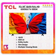 TCL FULL HD QLED GOOGLE TV WITH DOLBY AUDIO (50") 50S5K