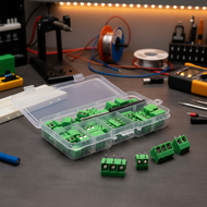 60pcs PCB Screw Terminal Connector 2 Pin & 3 Pin 5mm/0.2inch Pitch, Splicable TN-T03G  60pcs Penyamb