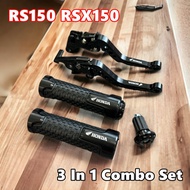 RSX150 RS150 WINNER X Brake Clutch Lever Handle Grip CNC ALLOY Combo Set Honda RSX RS150R Handle Gri