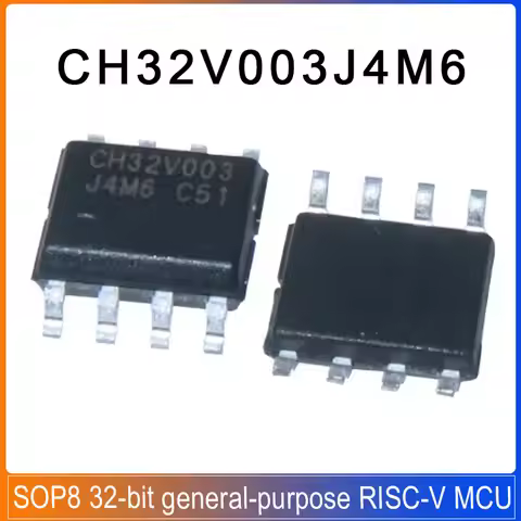 10-100PCS CH32V003J4M6 SOP8 CH32V003 J4M6 CH Industrial grade CH32 32-bit general-purpose RISC-V MCU