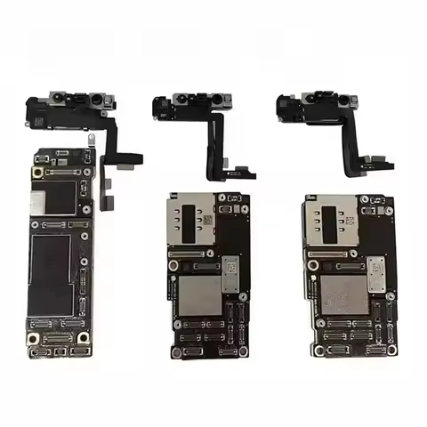 Board Unlocked for 15 11 12 14 Pro Max Motherboard iCloud Free 128GB 256GB Logic Board