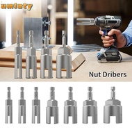 UMISTY Wing Nut Driver Slot, H10/12/14/16/18 Steel Butterfly Bolt Socket Sleeve, Practical H11/13/15