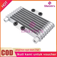 Upgrade 125Ml Sepeda Motor Mesin Pendingin Minyak Pendingin Radiator untuk 125CC-250CC Mesin (Alumin