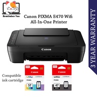 Canon PIXMA E470 MG3070S All-In-One Printer ( PRINT / SCAN / COPY / Wireless ) mg2577s e410 e470 g20