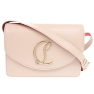 成色極佳 Christian Louboutin Rubi 54 粉紅皮革單肩包 1121 [二手] Christian Louboutin