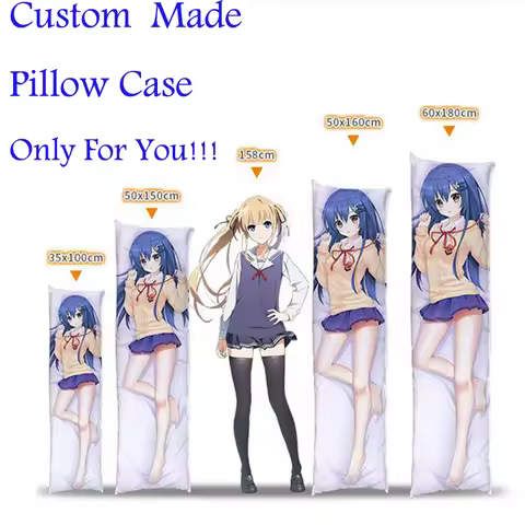 Anime Dakimakura Custom Made DIY Customized Hugging Body Pillow Cover Case DIY Personalized Pillowca
