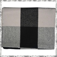 [I O J E] Cotton  Plaid Rugs, Check Rug,23.6Inch x35.4Inch,Checkered Outdoor Rug,Outdoor Plaid Doorm