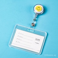 10One Pack1094+Smiley Face Retractable Badge Holder Access Card Holder ID Card Holder Work Badge Hol