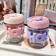 Hoho Glass Bottle with Straw ADA Box