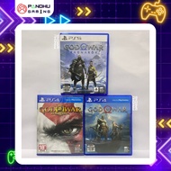 Bundle God of War PS4 + God of War III 3 Reastered + God of War Ragnarok PS5 Second Hand Smooth Reg 