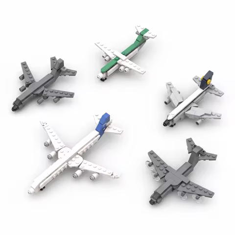 Premium Quality Mini Aircraft Building Blocks Set - Durable, Imaginative & Secure Play - Collectible