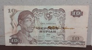 Uang Lama (Asli) seri Sudirman Rp.10,- tahun 1968