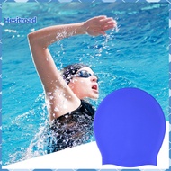Hesitroad Waterproof Swim Hat Breathable Swim Hat High Elasticity Waterproof Silicone Swimming Hat f