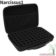 NARCISSUS Alcoho Ink Storage Organizer, EVA Holds 60 Bottles Alcohol Ink Storage Box, Hard Shell Int