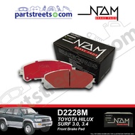 NAM Front Brake Pad - Toyota Hilux Surf 3.0, 3.4 - D2228M (1set)