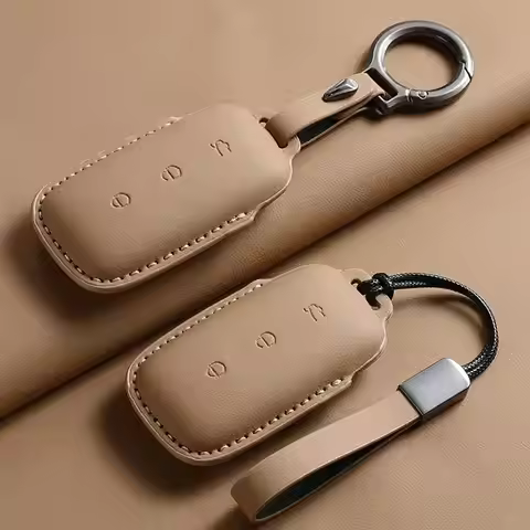 1Pc Luxury Leather Key Protector for Geely Galaxy L7 24 L6 MAX 1.5T Plus AIR PRO Galaxy L7max E8 E5 