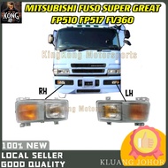 MITSUBISHI FUSO SUPER GREAT FP510 FP517 FV360 FRONT BUMPER FOG LAMP LAMPU BUMPER FOG LAMP DEPAN LORI