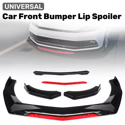 New 4x Car Front Bumper Lip Spoiler Splitter Surround Molding Cover Trim For Mercedes For Benz W205