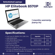 Refurbished HP Elitebook 8570P Intel i5-3360M/ 4GB DDR3 RAM/ SSD 128GB/ Windows 10 Pro
