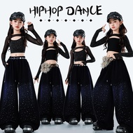 Kids Dance Outfit Hip Hop Shirt Hiphop Costume Kids Crop Top Girl Jazz Dance Costume Kids Catwalk Pe