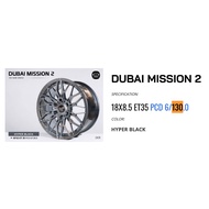 1 Band Sold In 4 New Bands Unboxed Alloy Wheels For Commuter Vans Or H1 Size 18x8.5 PCD 6 Holes 130 