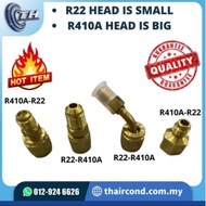 Adapter R22 to R410a Adapter R410a to R22 Charging Hose R134a R32 R22 R410a Manifold Gauge Gas Meter Aircond