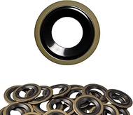 25 PCS Metal Rubber Drain Plug Gasket M14 Fits 097-025, 65269, 097-828CD,E0FZ-6734-A, E3DZ-6734-A, E