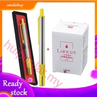 Stainless steel Pen Bekam Silver High quality + Percuma 1 Kotak Jarum Bekam / Alat Bekam Bekam Diabe