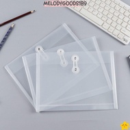 MELODYGOODS1B9 File Folder, Waterproof A5/A6 File Bag, Thickened Plastic Transparent Stationery Bag 
