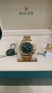 Rolex Daytona 金綠 116508 2017年 全齊