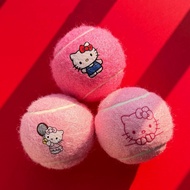 3Pcs Hello Kitty Printed Tennis Balls Colorful Cute Character Training Balls For Kids Gift Collectio