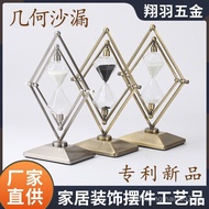 Ornament Toothbrushing Accessories Glass Hourglass Timer Metal Ornament Flowing Sand Timer30Minute T