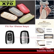 2022 NEW Premium TPU Car Key Cover Proton X50 X70 Sarung Kunci Accesories Aksesori Keychain Leather Strap Remote Cover