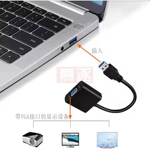USB 3,0 Zu VGA Adapter Externe Video Karte Multi Display Konverter für Win 7/8/10 Desktop Laptop PC 
