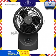 Alpha 7" 3 Blade Motto Desk Table Fan DT360-G2/7-AC WHITE/BLACK